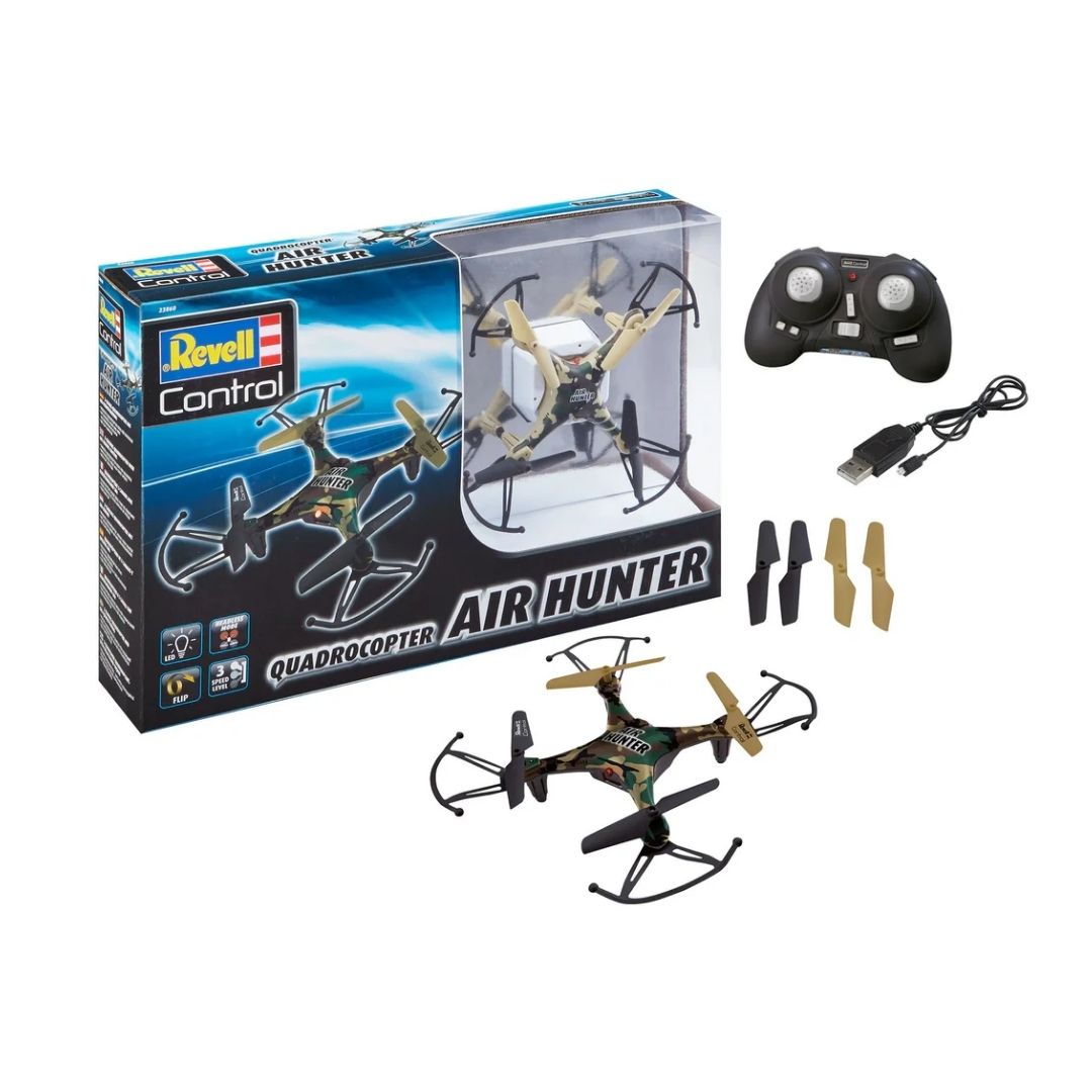 REVELL R/C QUADROCOPTER AIR HUNTER, Ages 8+