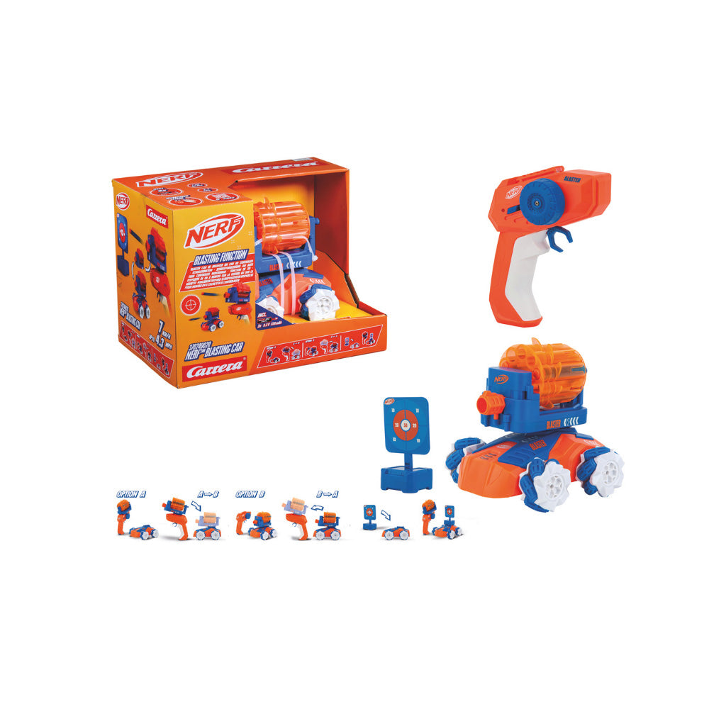RC NERF BLASTING CAR