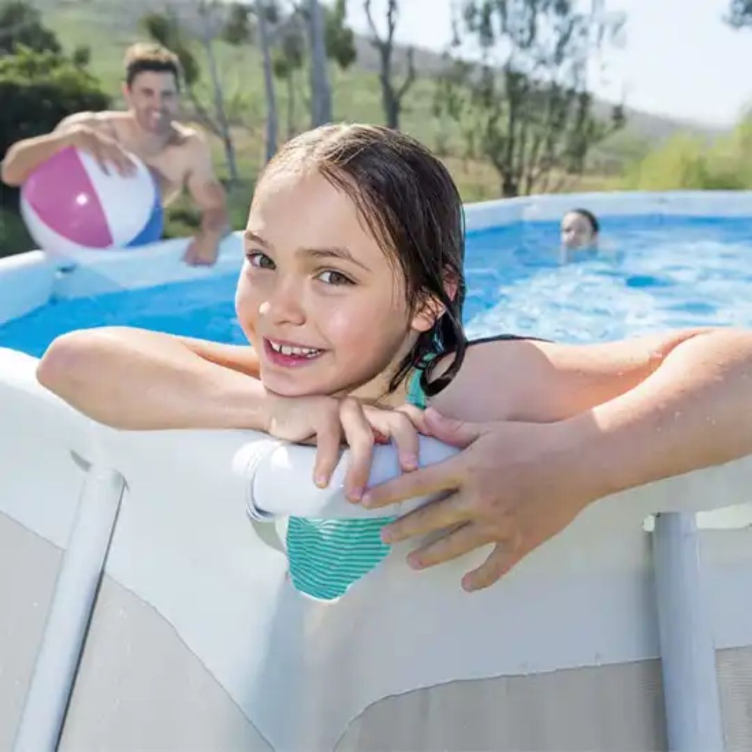 INTEX PRISM FRAME OVAL POOL(503x274x122), Ages 6+
