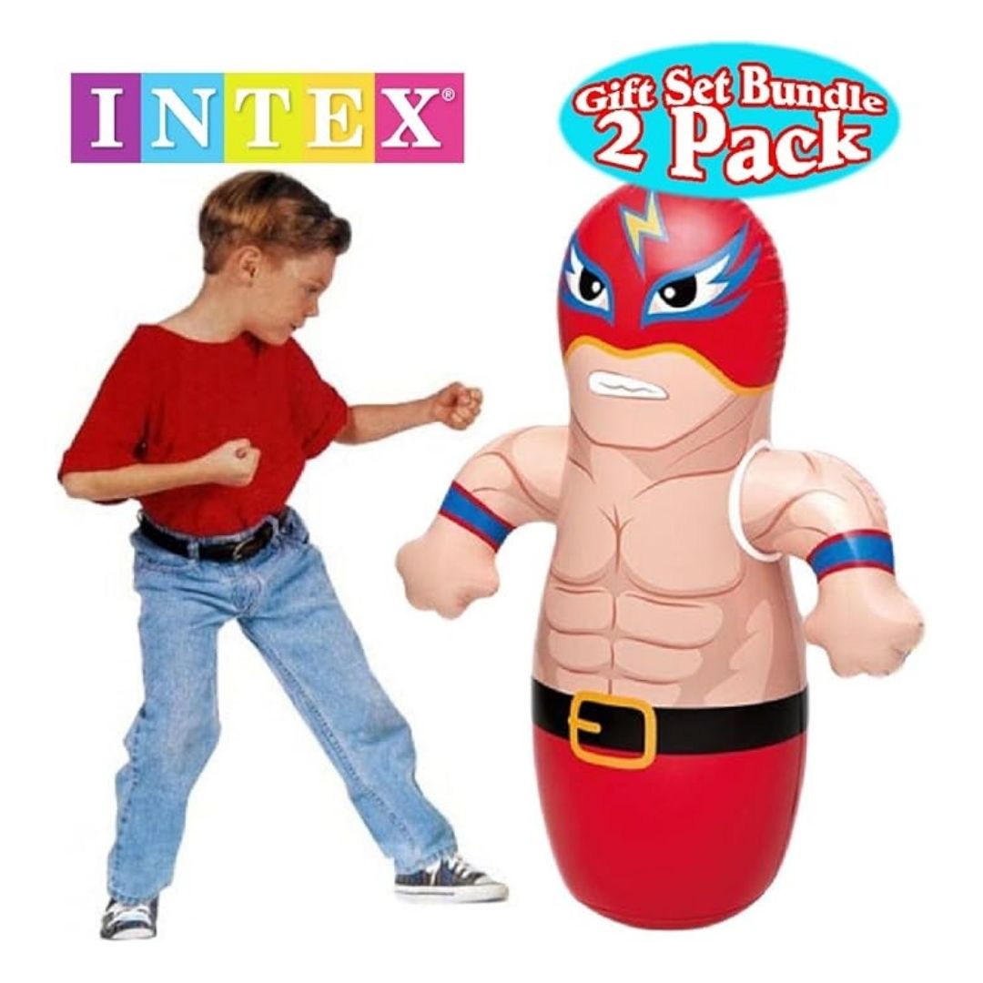 INTEX 3D BOP BAG(2-ASST) , Ages 3+