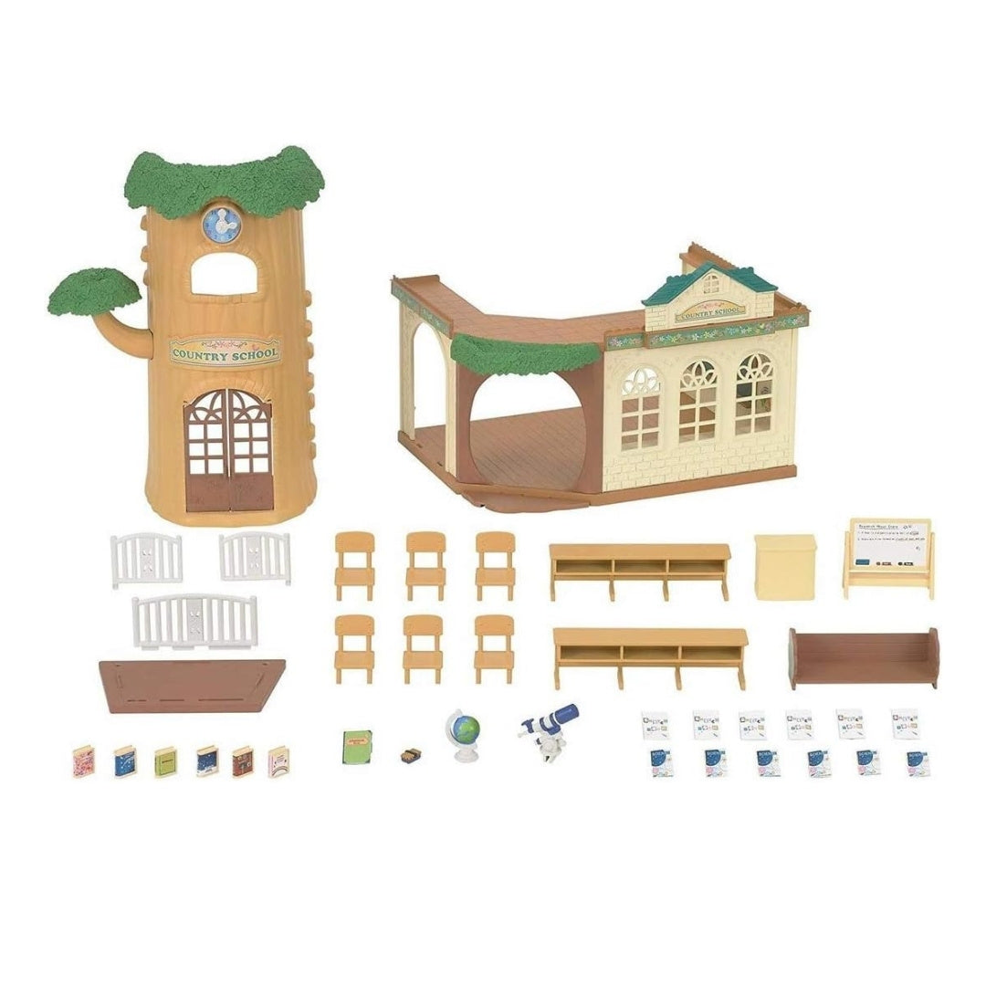 SYLVANIAN FAMILIES COUNTRY TREE SCHOOL, Ages 3+