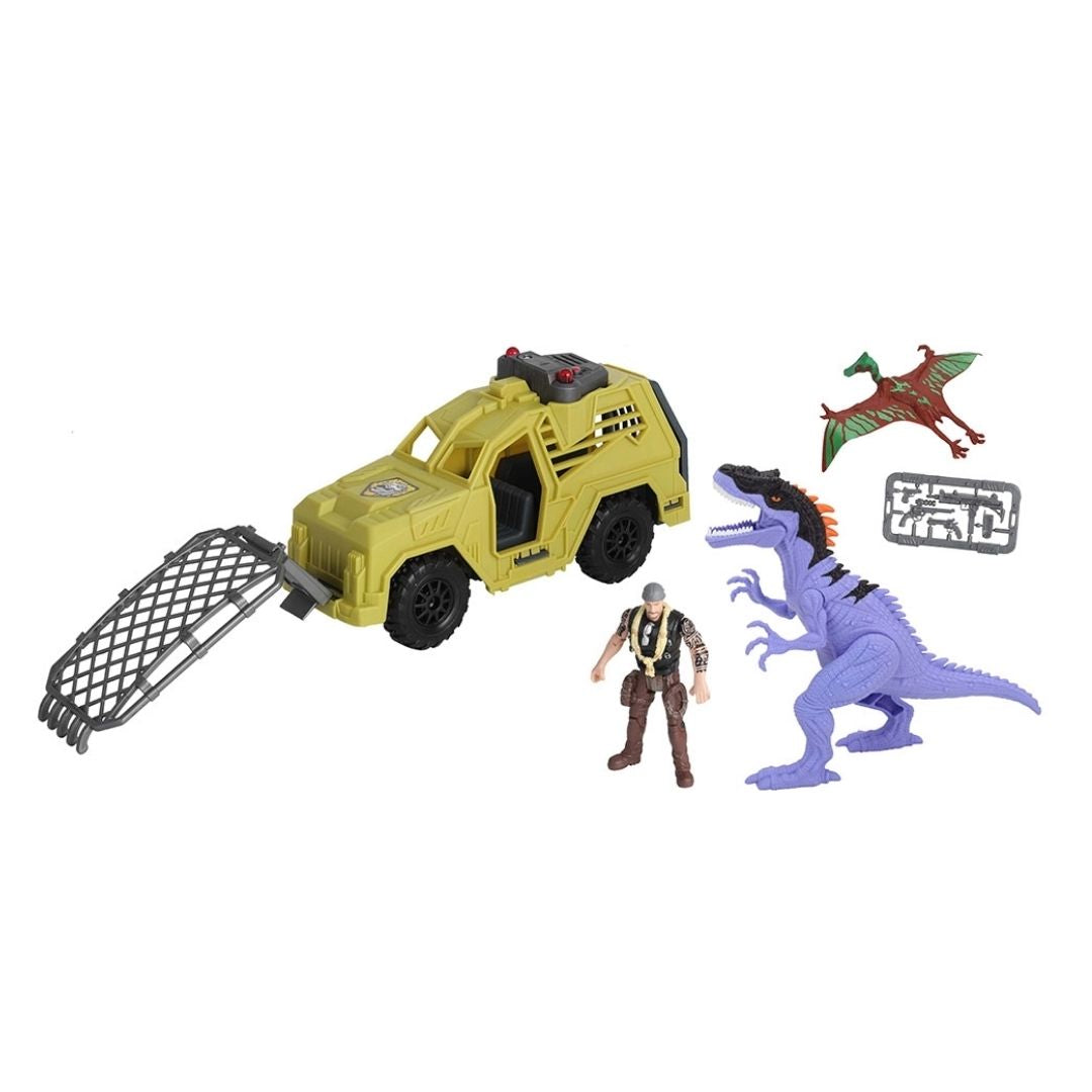 CHAPMEI DINO VALLEY GROUND DEFEND PLAYSET, Ages 3+