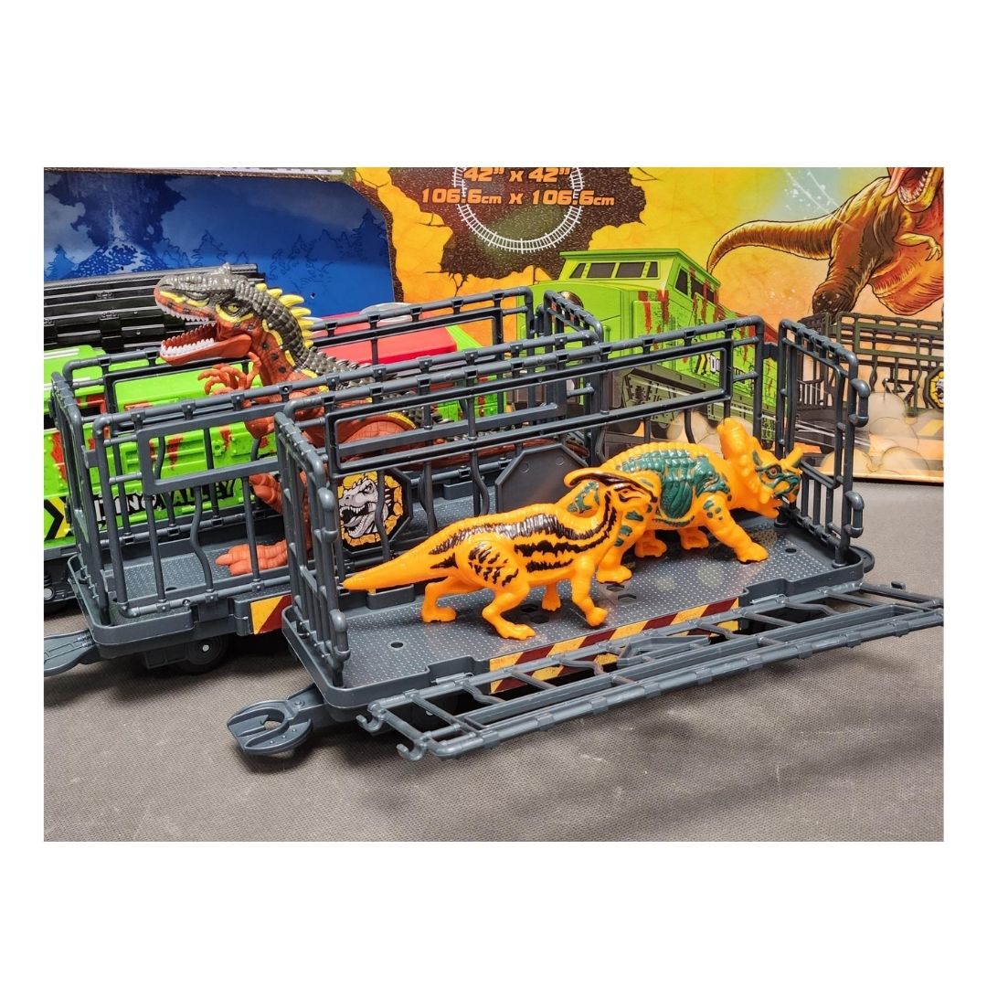 CHAPMEI DINO VALLEY DINO EXPRESS SET, Ages 5+