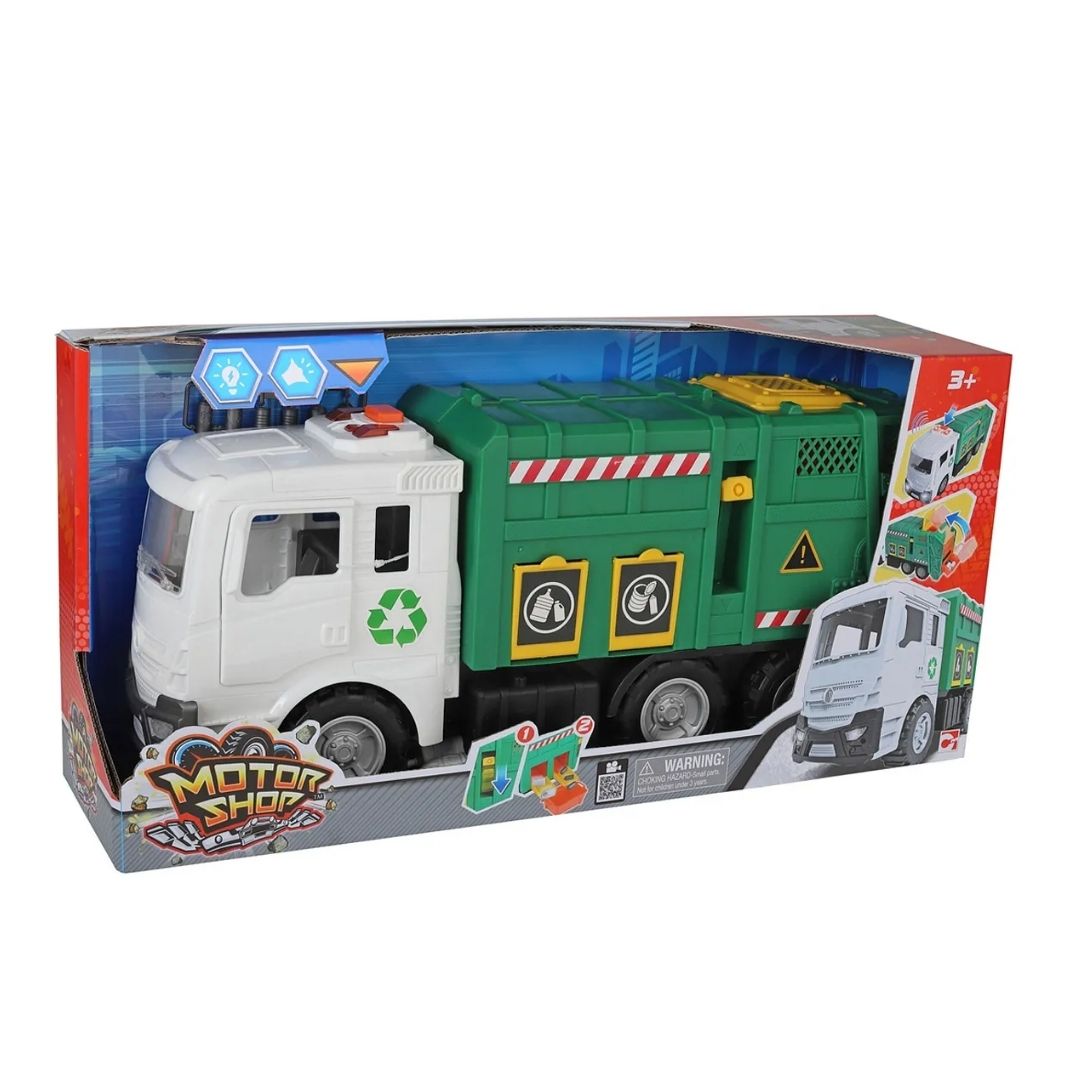 CHAPMEI MOTORSHOP GARBAGE RECYCLE TRUCK, Ages 3+