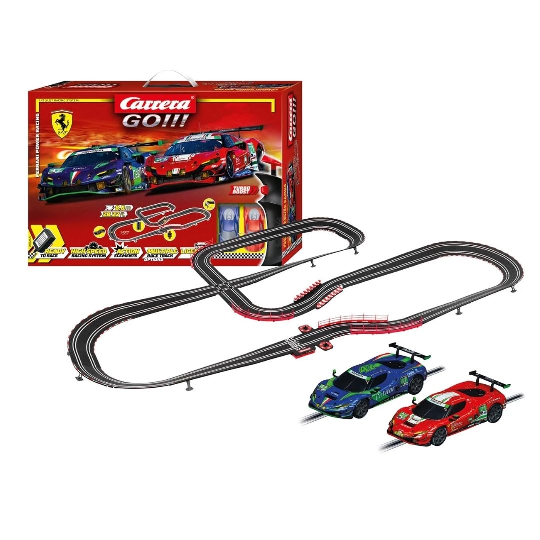 CARRERA GO! FERRARI POWER RACING(8.6M), Ages 6+