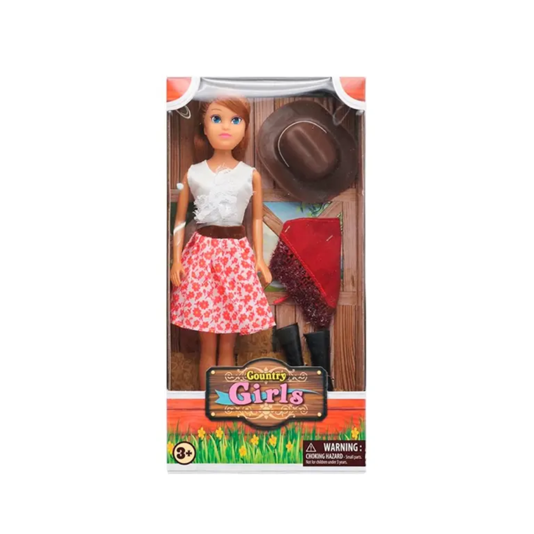 HTIC FASHION DOLL SINGLE COUNTRY DOLL 29CM, Ages 3+