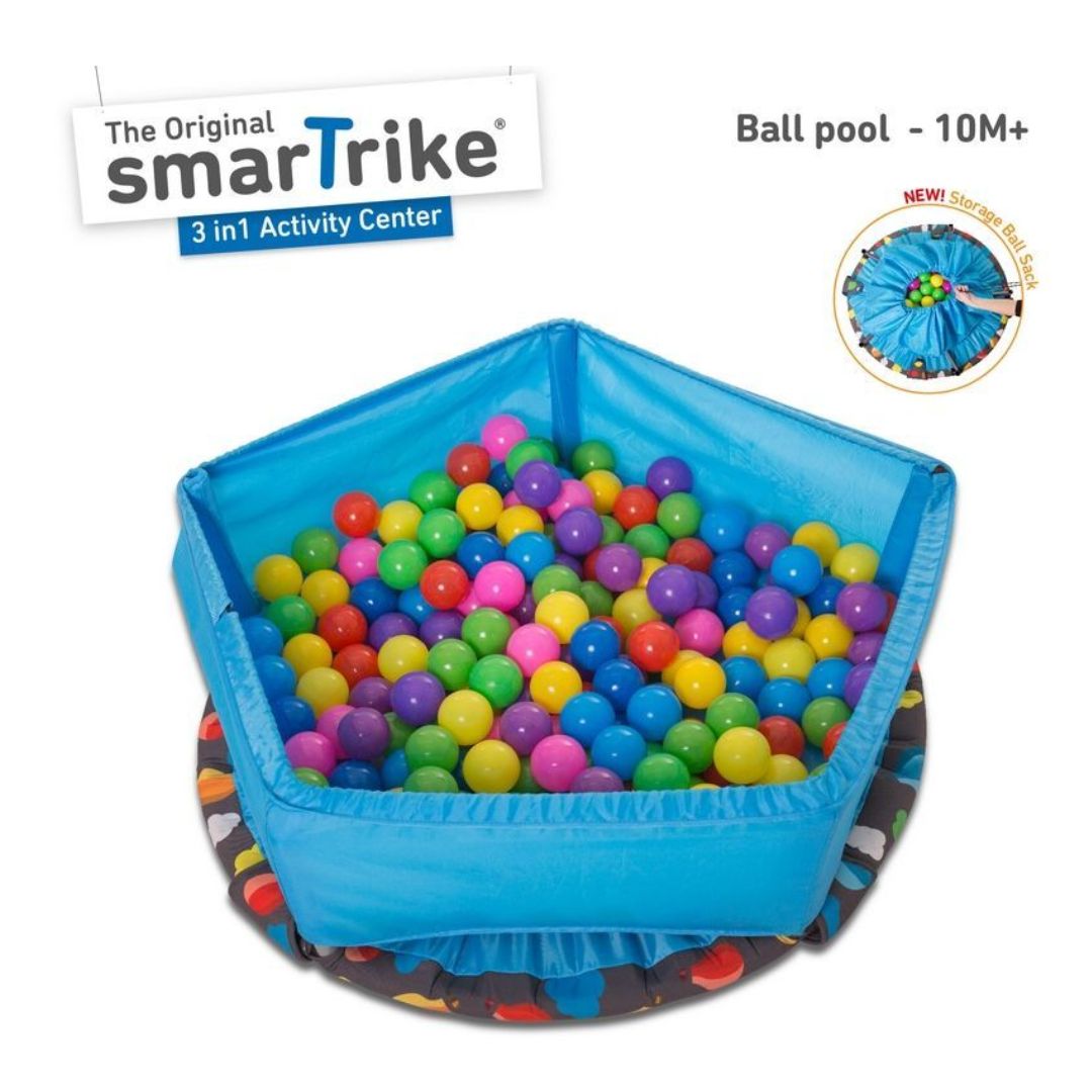 SMARTRIKE ACTIVITY CENTER 3IN1 TRAMPOLINE, Ages 10M+