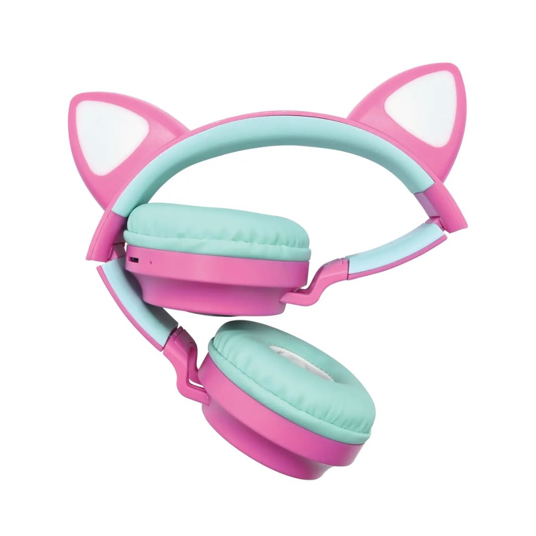 LEXIBOOK BARBIE WIRELESS RECHARGEABLE HEADPHONES W/LIGHT, Ages 6+