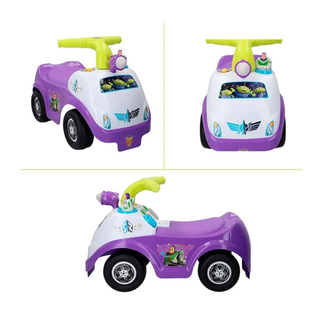 KIDDIELAND BUZZ LIGHT N SOUND ACTIVITY RIDEON,Ages 12-36M