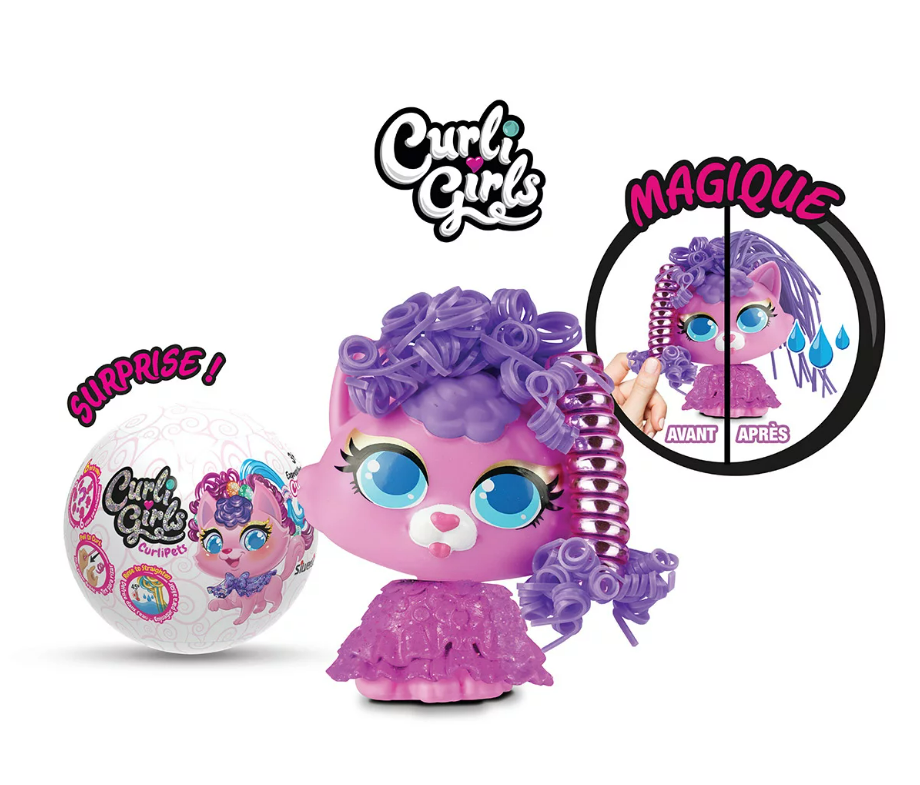 CURLIPETS SALON SET ASST 12 PC DISPLAY