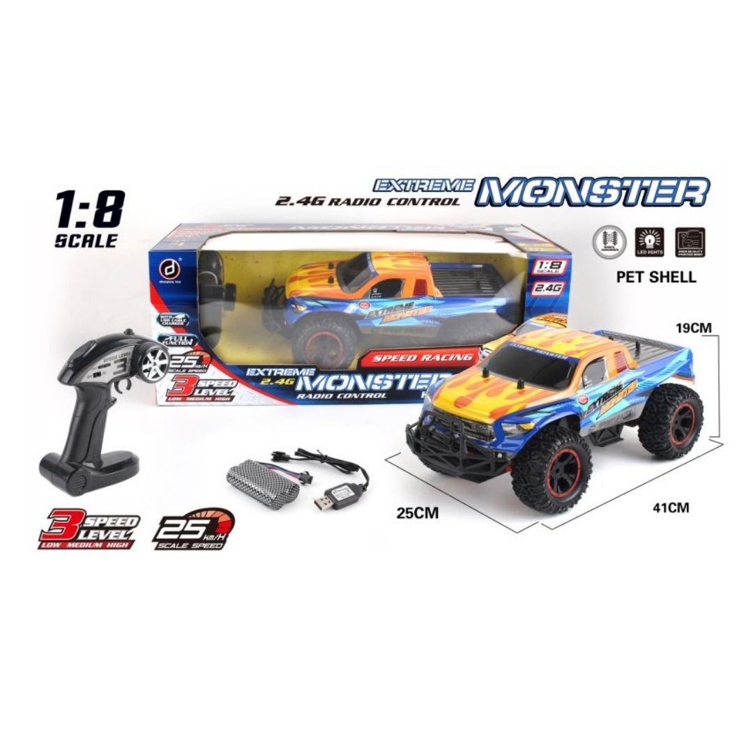 LT RC CARS RC CRAWLER 1:8 - 3 GEAR, Ages 3+