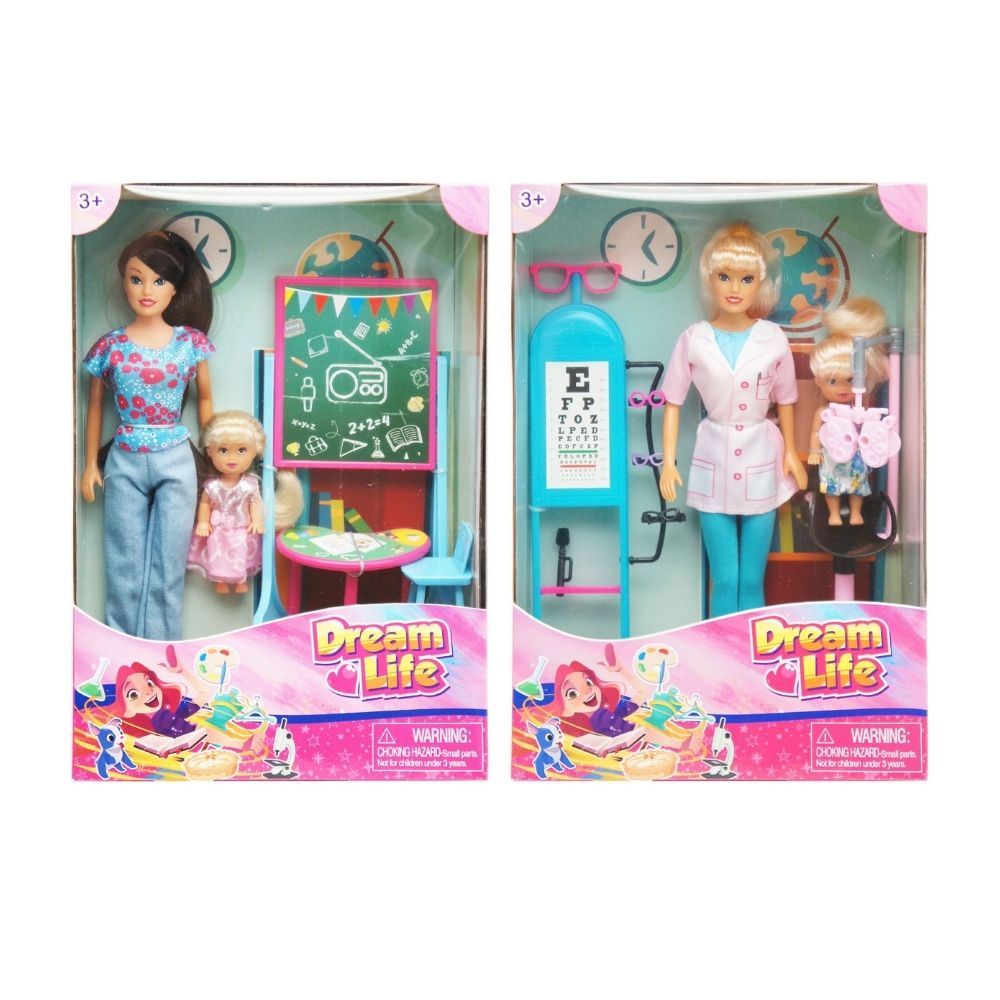 DREAM LIFE DOLL EYE DOCTOR & TUTOR 29 CM