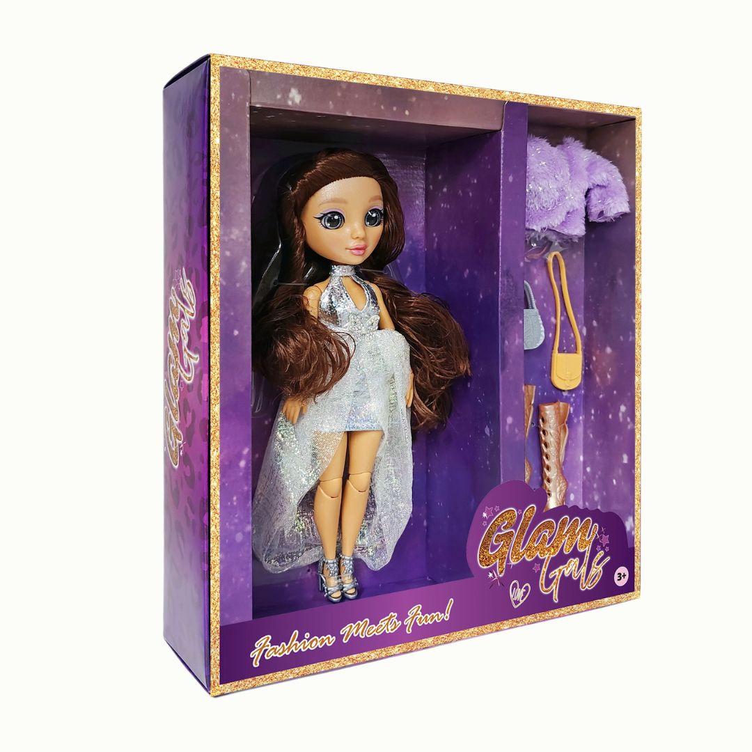KAIWELL FASHION DOLL SHOW PARTY GLAM GIRLZ 9, Ages 3+