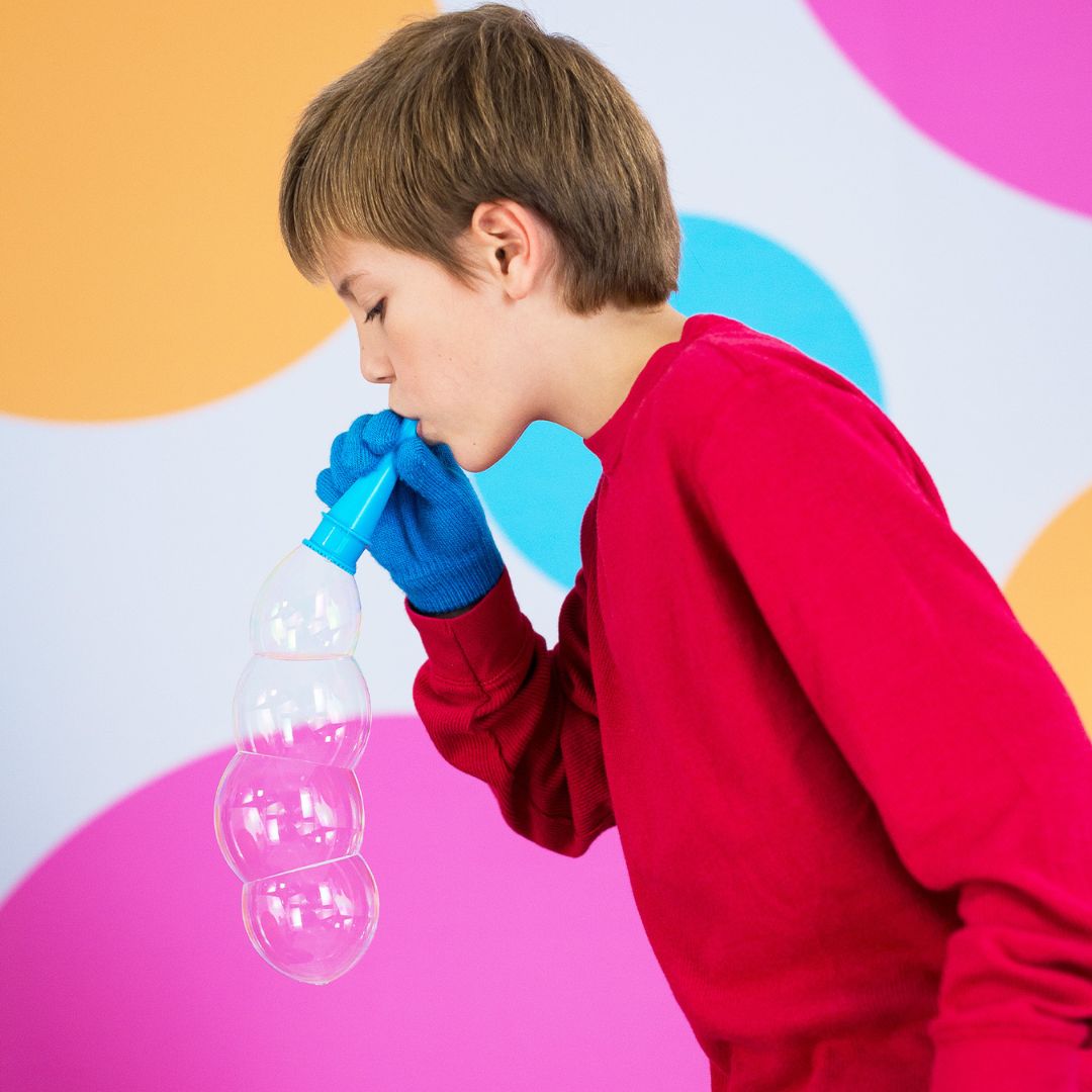 UNCLE BUBBLES GAME BOUNCING BUBBLE, Ages 3+