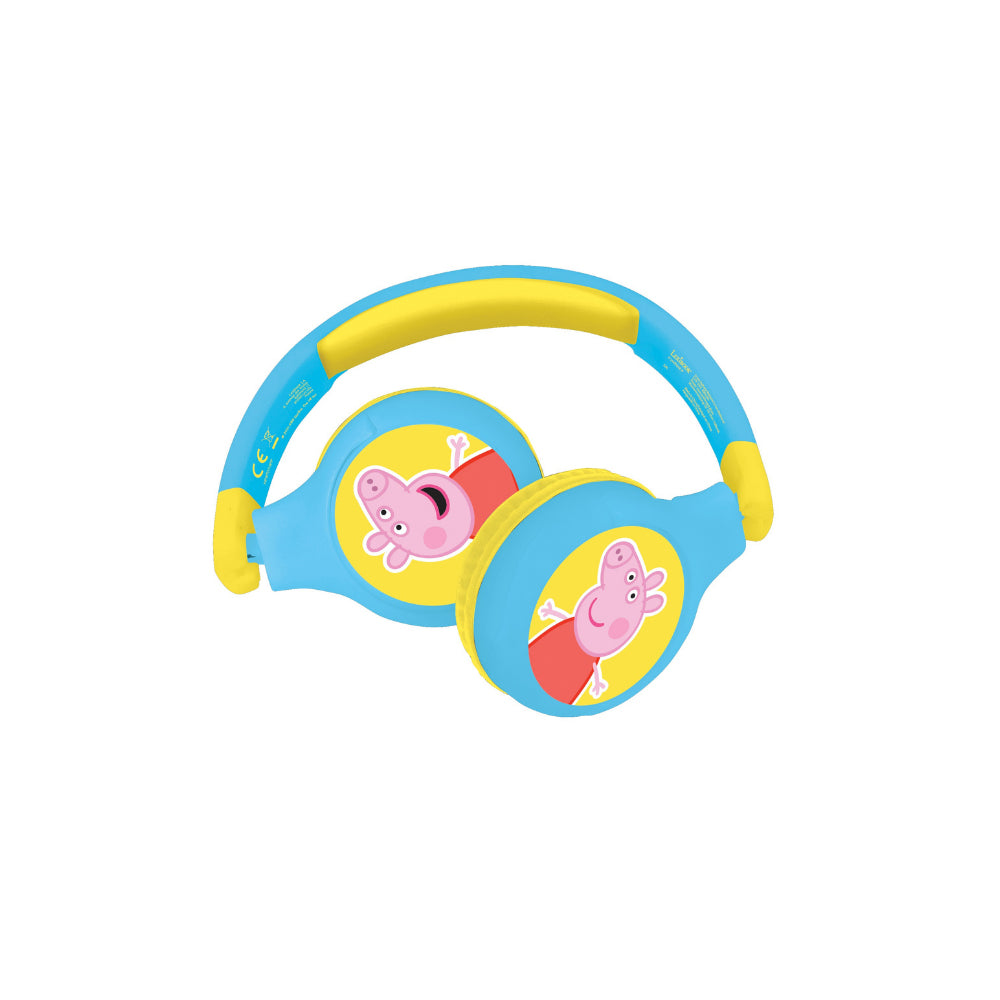 PEPPA PIG 2 IN 1 BLUETOOTH® AND WIRED FOLDABLE HEADPHONE