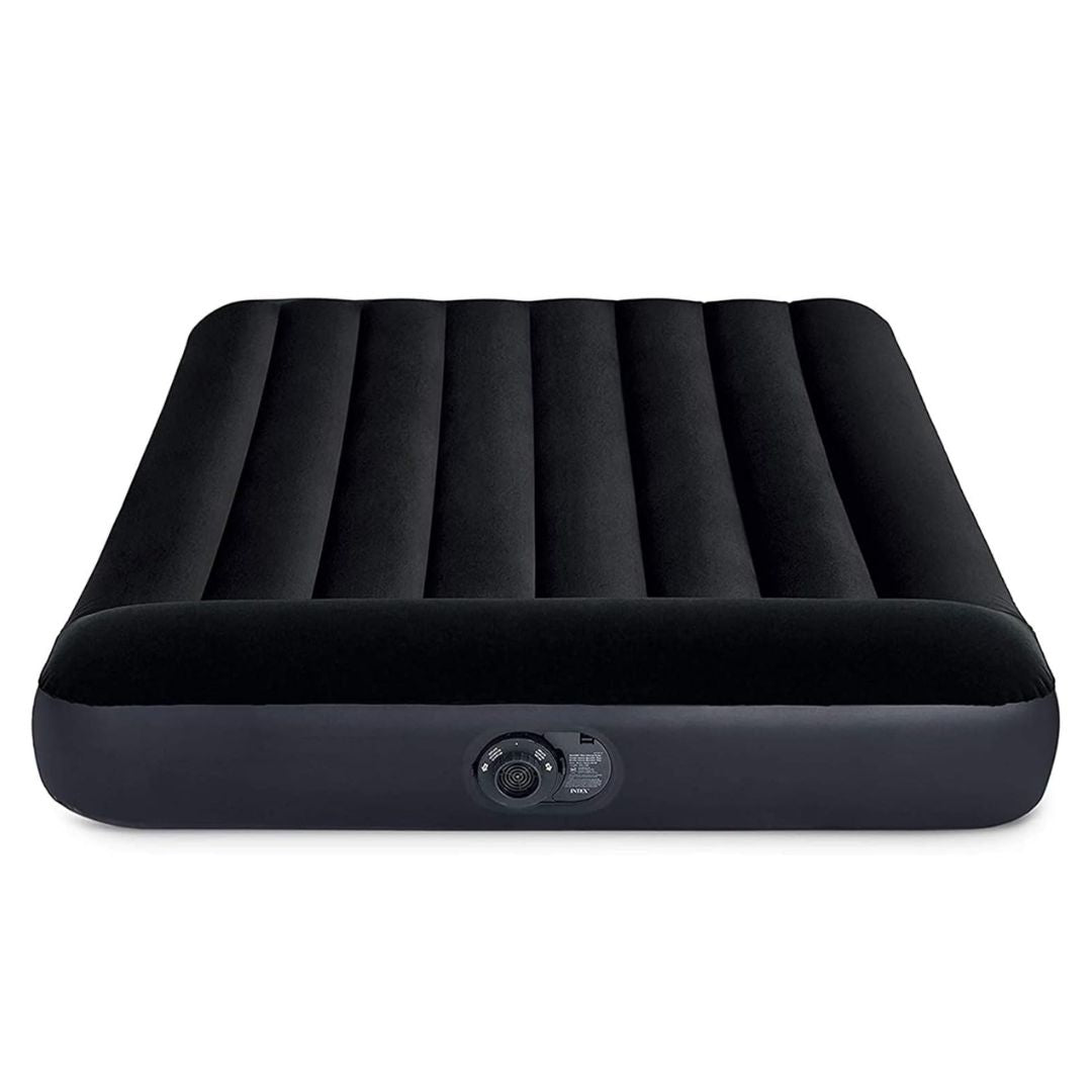 INTEX DURABEAM FULL PILLOW REST CLASSIC AIRBED W/ E.PUMP(137X191X25) ,Ages Adult