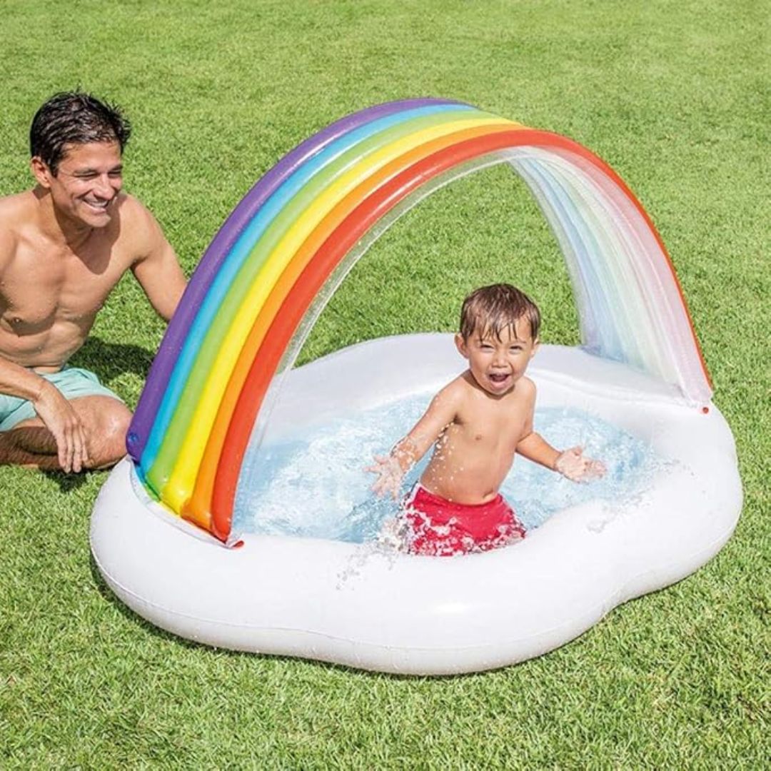 INTEX RAINBOW CLOUD BABY POOL, Ages 1To3