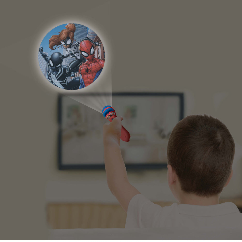 SPIDERMAN STORIES PROJECTOR AND TORCH LIGHT
