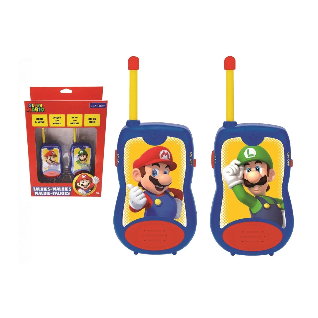 LEXIBOOK MARIO WALKIE TALKIE 120M, Ages 3+