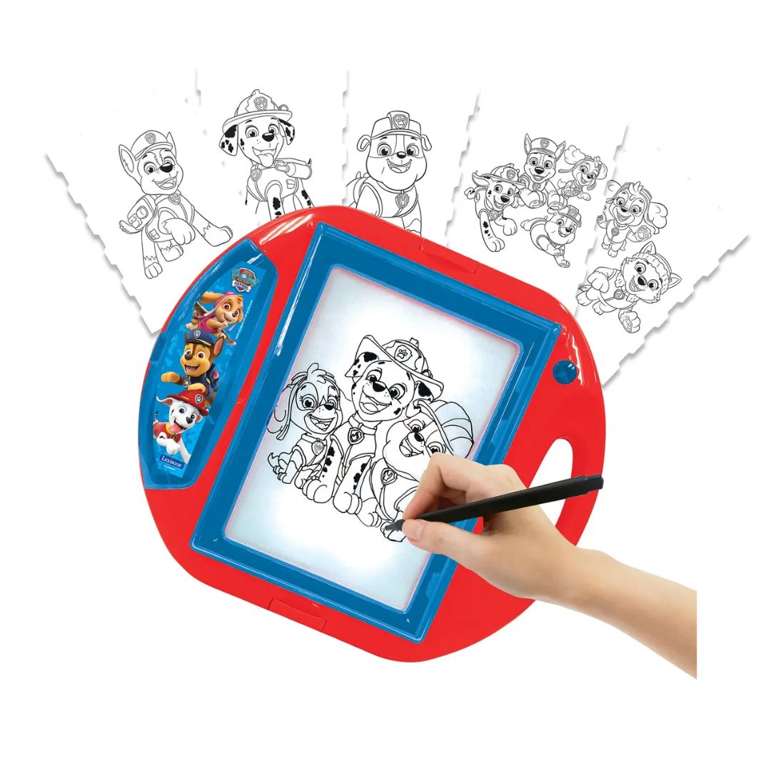 LEXIBOOK PAW PATROL DRAWING PROJECTOR WITH TEMPLATES AND STAMPS, Ages 4+