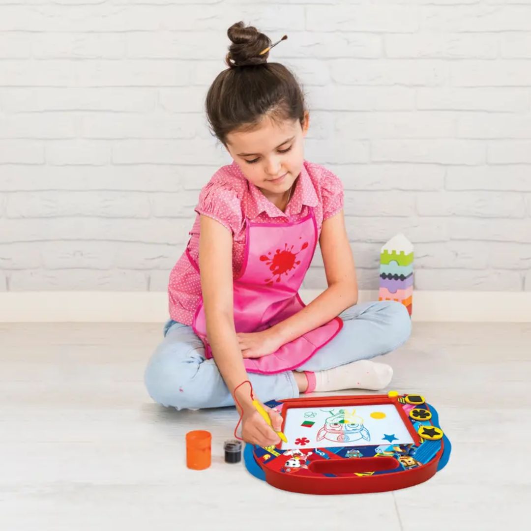 LEXIBOOK PAW PATROL MAGNETIC MULTICOLOR DRAWING BOARD A5 W/ACCESSORIES, Ages 3+