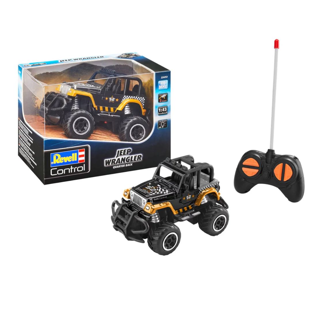 REVELL CONTROL RC JEEP WRANGLER-QUARTER BACK,Ages6+