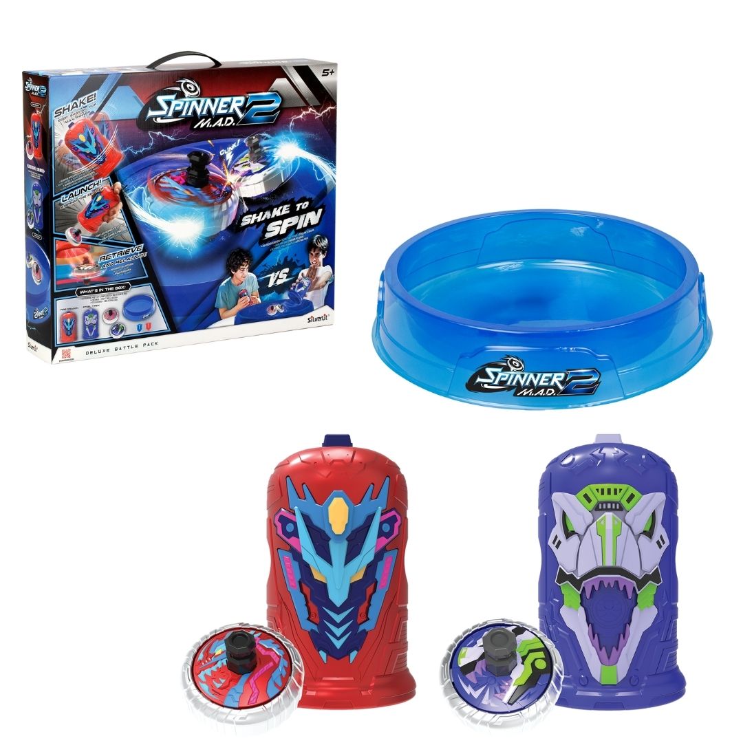 SILVERLIT SPINNERMAD2 BATTLE PACK, Ages 5+