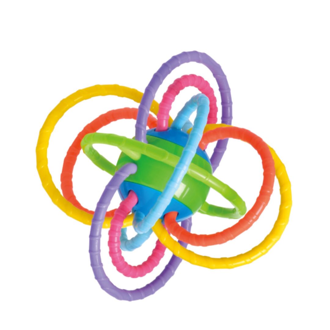 TANNY KIDS FLOWER RATTLE, Ages 3M+