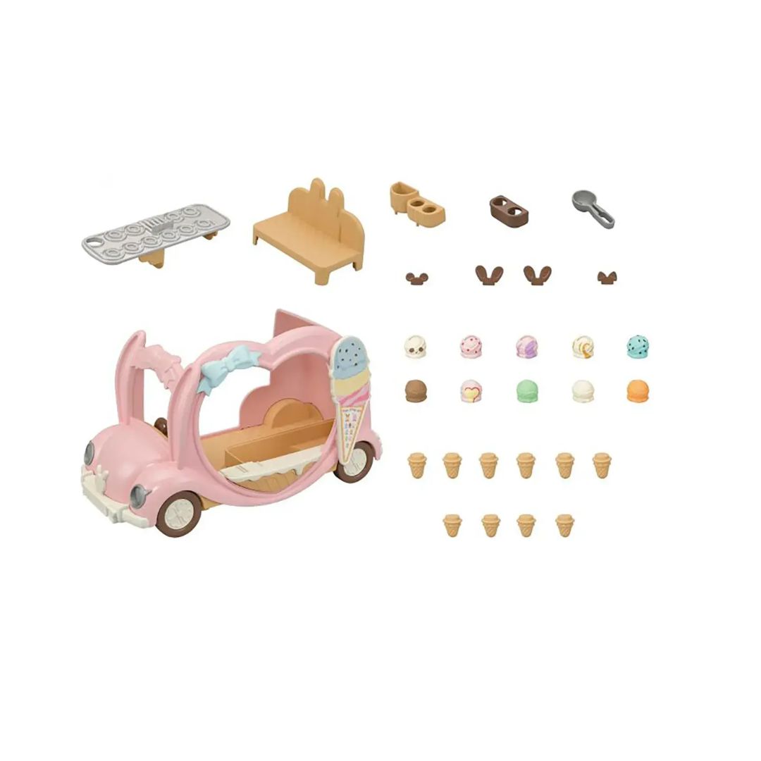 SYLVANIAN FAMILIES ICE CREAM VAN ,Ages 3+