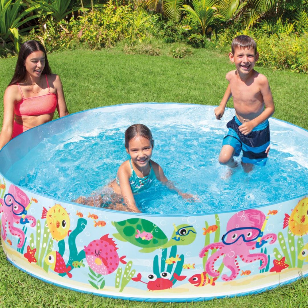 INTEX OCEAN PLAY SNAPSET POOL(6ft), Ages 3+