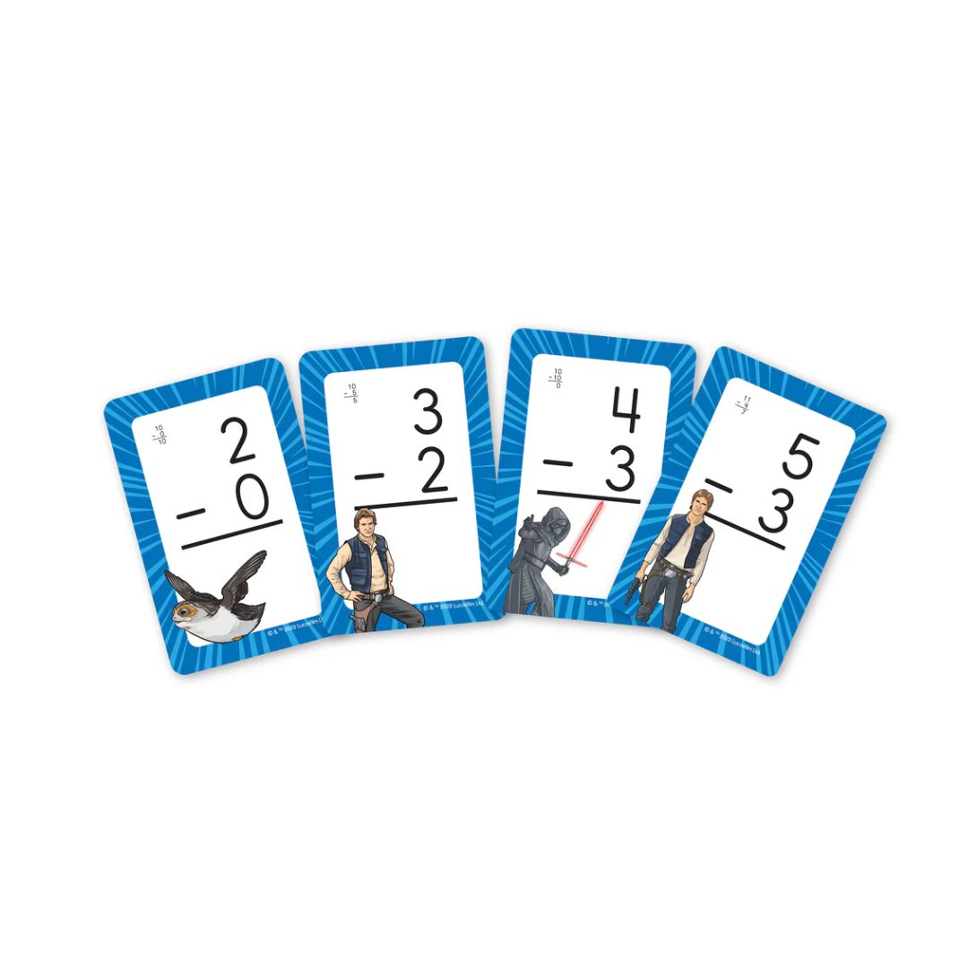 NILCO STARWARS FLASH CARD SUBTRACTION, Ages 6+