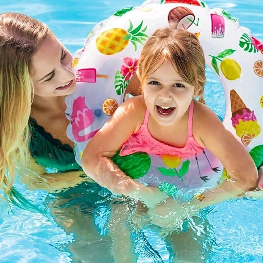 INTEX LIVELY PRINT RINGS (61cm) , Ages 6To10