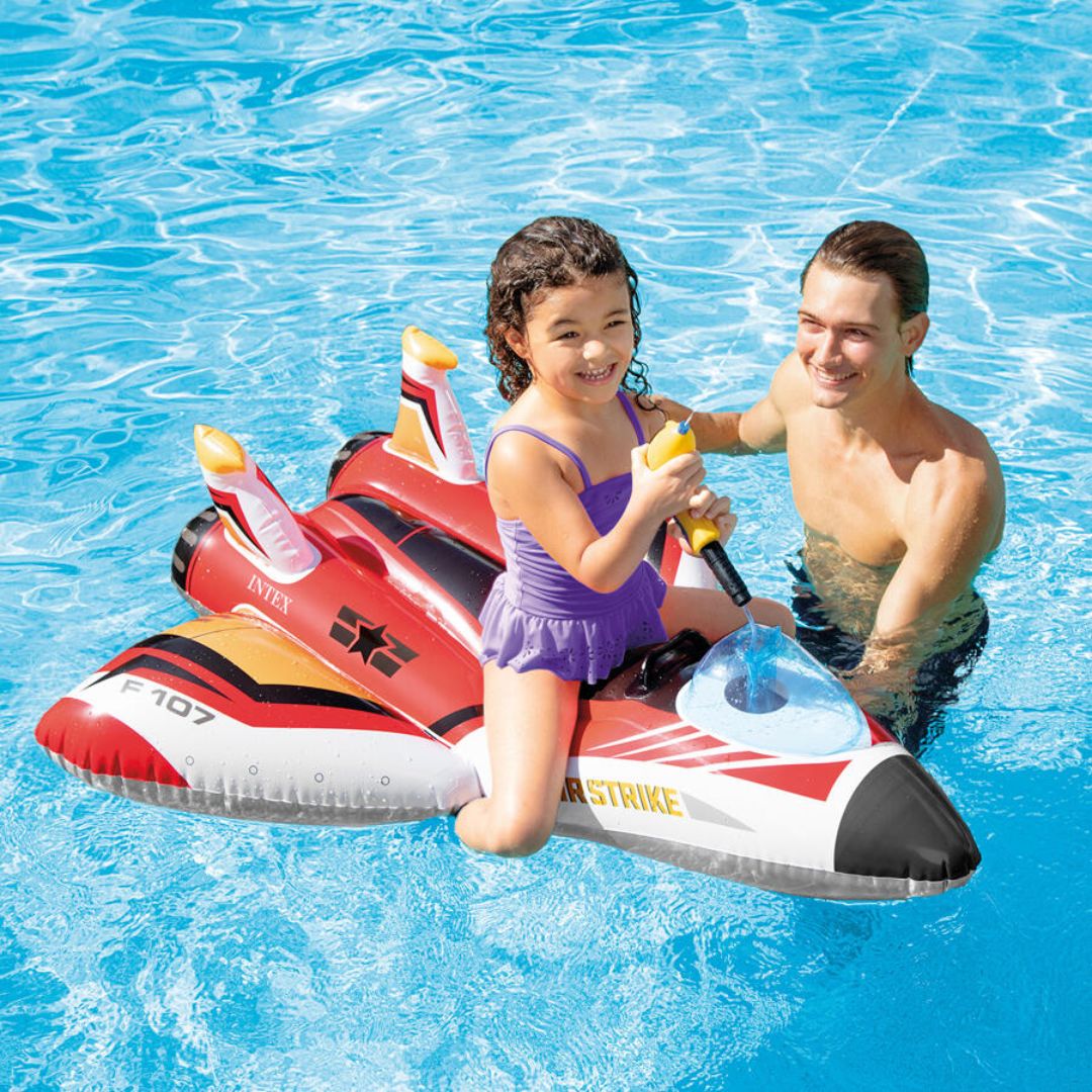 INTEX WATER GUN PLANE RIDE-ON, Ages 3+