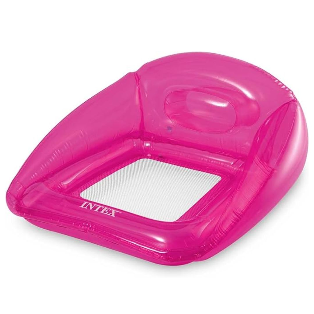 INTEX TRANSPARENT LOUNGES ASST(104cmx102cm), Ages Adult