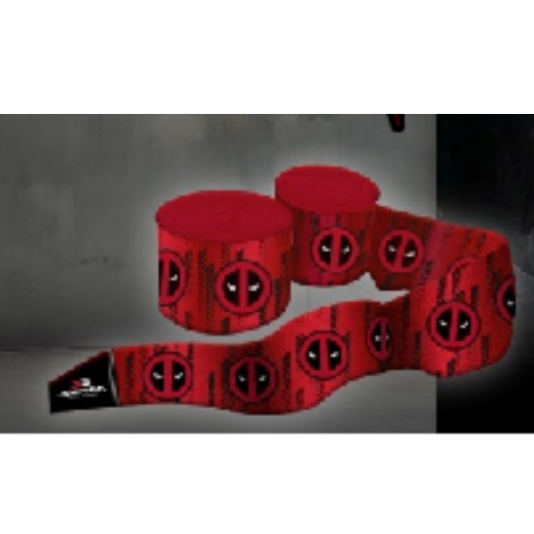 DEADPOOL WRIST BAND RED, Ages 6+