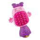 Vibrant multicolor Winfun Fashion Tot Hairbrush featuring an ergonomic easy-grip handle and soft, kid-safe textures designed for gentle sensory play.