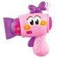 Vibrant multicolor Winfun Fashion Tot Hair Dryer featuring an ergonomic easy-grip handle and a rotating nozzle designed for safe, tactile toddler play.