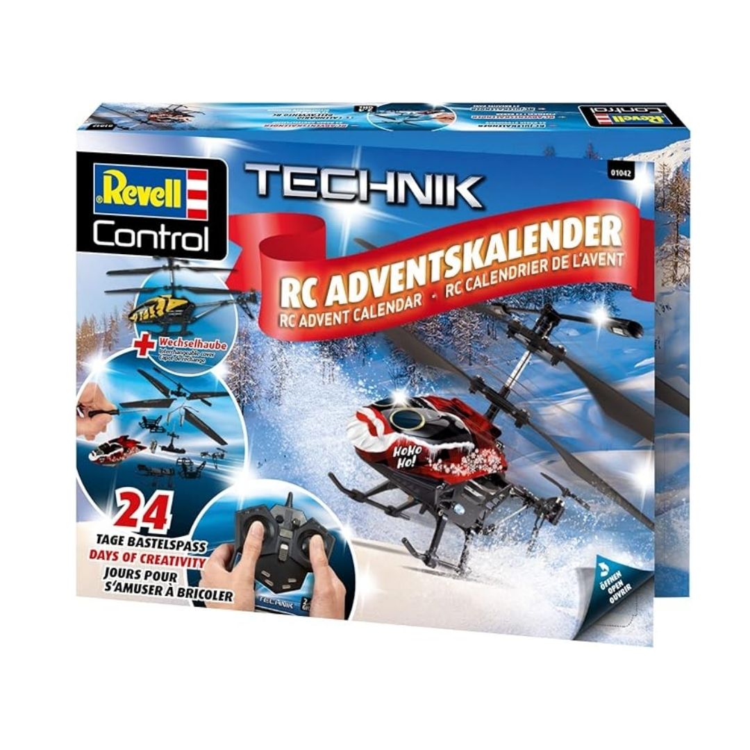 REVELL ADVENT CALENDAR RC HELICOPTER, Ages 8+