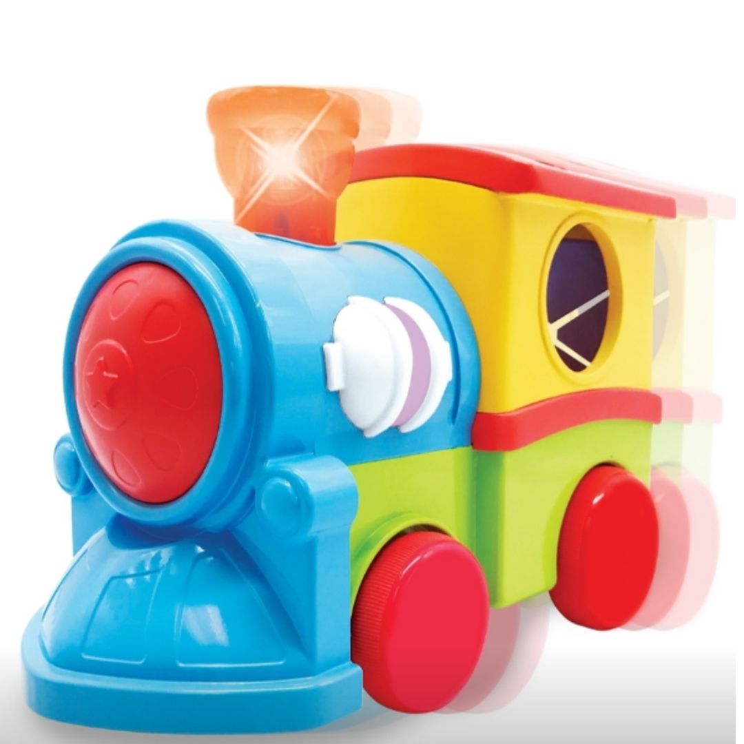 KIDDIELAND  LIGHT N SOUND CHOO CHOO TRAIN, Ages 12M+