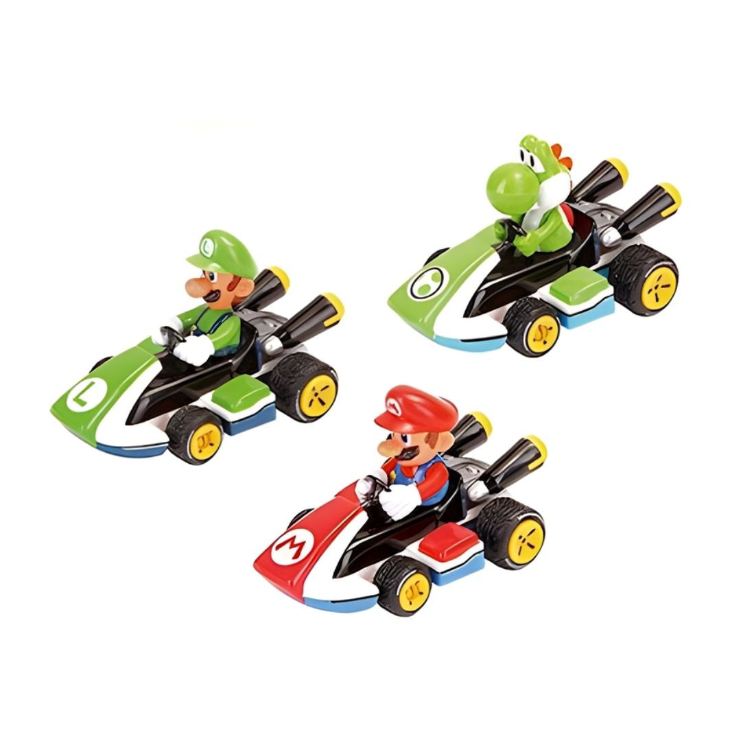 CARRERA PULL N SPEED MARIO KART TRIPLE PACK, Ages 3+
