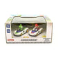 Mario Kart P-Wing Twin Pack by Carrera, featuring Mario and Luigi in their white and blue winged racing karts at 1:43 scale.