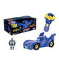 DC Batwheels Pull & Speed assortment featuring 1:43 scale pull-back toy cars of Bam the Batmobile and Redbird on a white background.