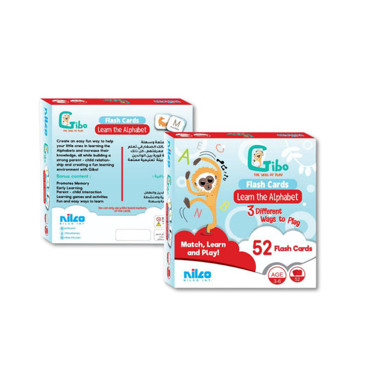GIBO FLASH CARD LEARN TO ALPHABET