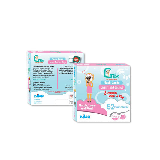 GIBO FLASH CARD LEARN TO FEELINGS