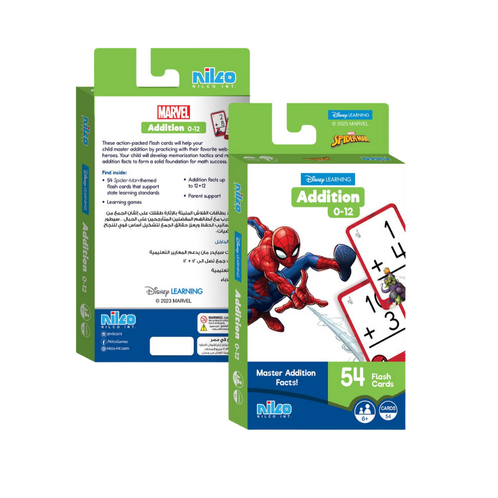 SPIDERMAN FLASH CARD ADDITION