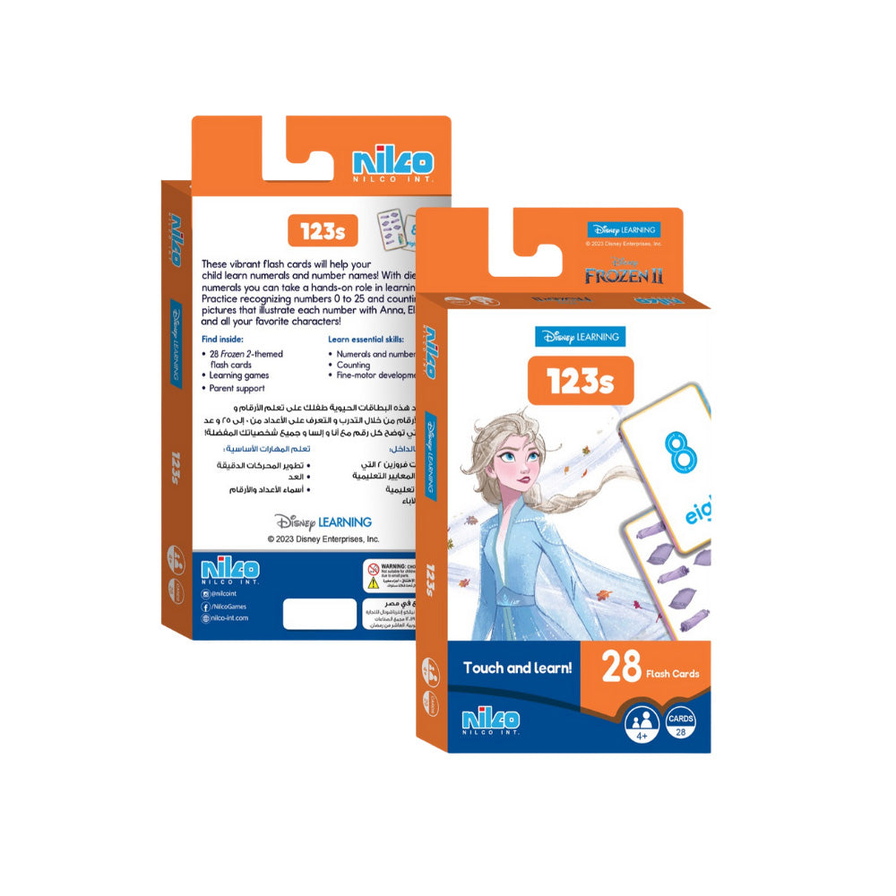 FROZEN1 FLASH CARD LEARNING TO COUNT 123