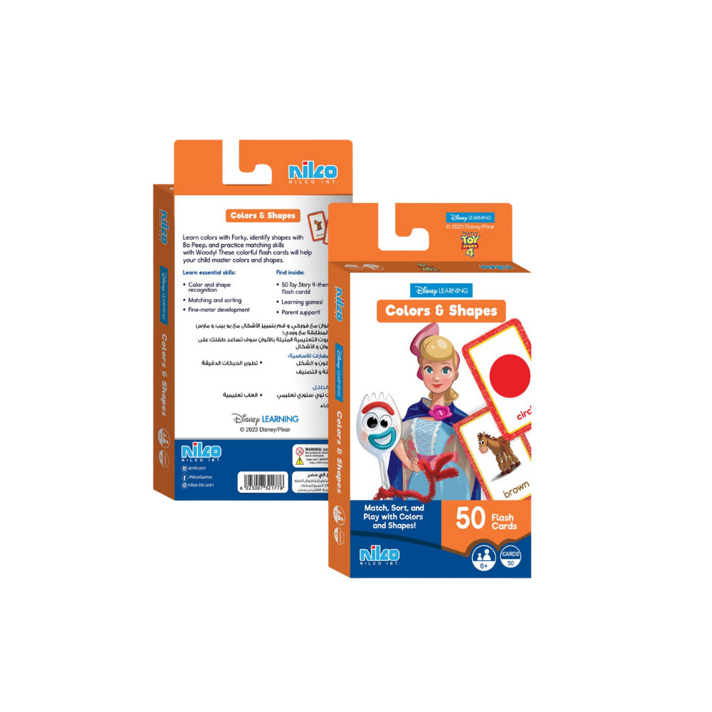 TOY STORY 4 COLORS AND SHAPES