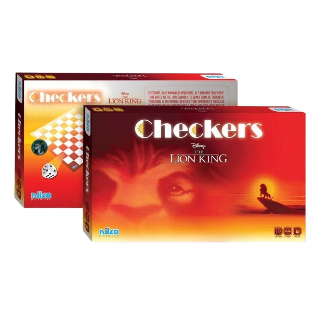 NILCO DISNEY CHECKERS LION KING, Ages 6+