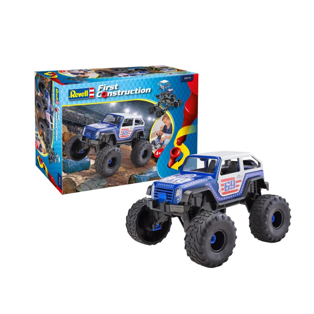 REVELL CONTROL MONSTER TRUCK-FIRST CONSTRUCTION, Ages4+