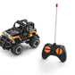 Revell Control RC Jeep Wrangler Quarter Back black off-road toy car with LED underlighting and oversize tires for kids